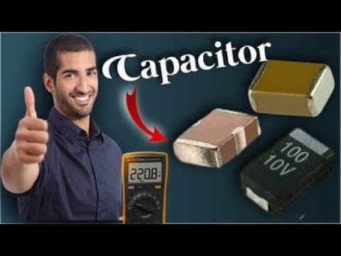 اربع قياسات للمكثف التالف والسليم عن طريق الملتميتر