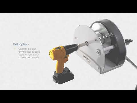 Console winch CW700 - Gebuwin animation