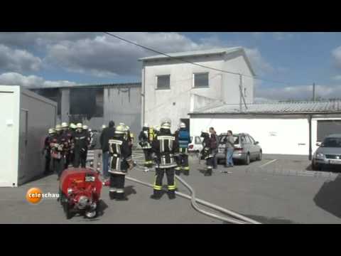 intv - Friedrichshofen Werkstatt/Autoverwertung im Vollbrand