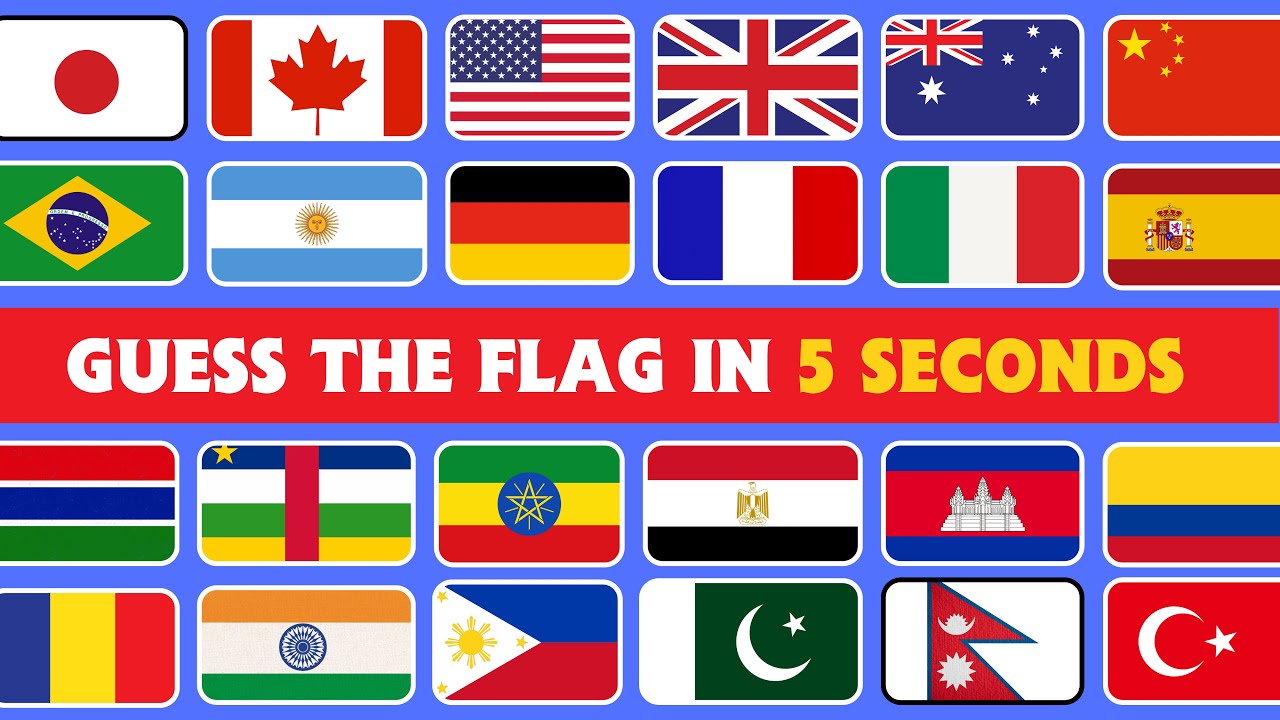 Guess The Country By The Flag Quiz 🚩 | Can You Guess Flags? #MSQuiz