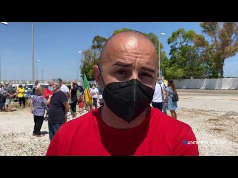 13 Giugno 2021   Brindisi   Lido Sant'Anna, protesta per la chiusura