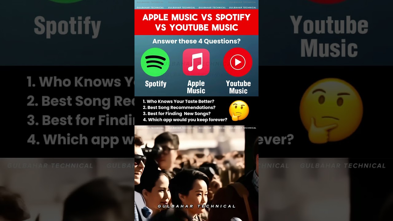 Best Song Recommendations: Spotify, Apple Music, or YouTube Music? 🎶