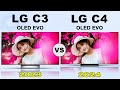 LG Class C3 OLED Evo OLED TV VS LG C4 OLED Evo OLED 4K Smart TV