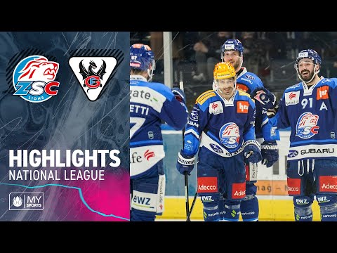ZSC vs. Fribourg 4:2 – Highlights National League