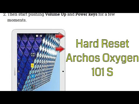 Hard Reset ARCHOS Oxygen 101 S