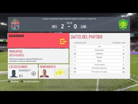 Copa IESA Argentina | 16avos VUELTA | Arsenal 2-0 Sarmiento