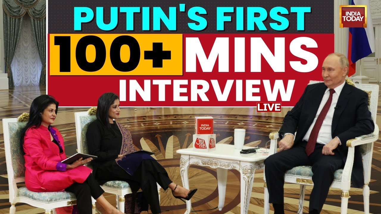 Vladimir Putin's Interview LIVE | Putin's Exclusive Interview on India Today | Putin Interview LIVE