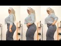 Beautiful Hijab Mother Live At Night Staying Up Late While Drinking Coffee At Night