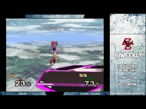 BC Biweekly 17: Winners Round 1 - Jaxon (Sheik) vs Loose Goose (Fox/Sheik)