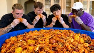 Download lagu World's Largest Spicy Seafood Boil Mukbang! mp3