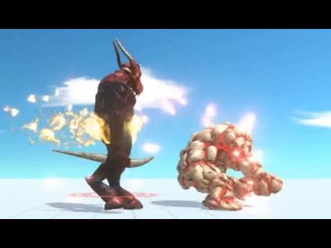 Baby Lava Golem Escape v Alien Evil Kozarog Death Run ARBS Dinosaur Animal Revolt Battle Simulator 2