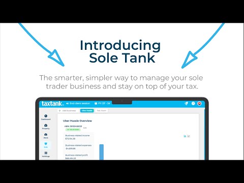 Sole Trader Tax Made Easy! Manage ABN Income, GST & Deductions with TaxTank