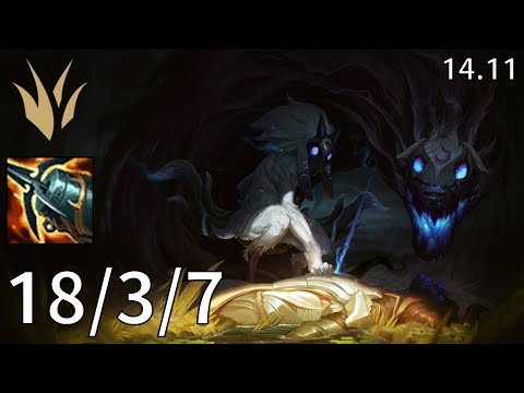 Kindred Jungle vs Skarner - EUW Diamond | Patch 14.11