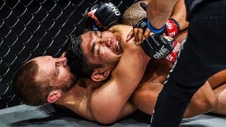 Reinier De Ridder CHOKES OUT Aung La N Sang