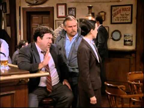 Another one of Frasier`s best scenes from Cheers singing karaoke