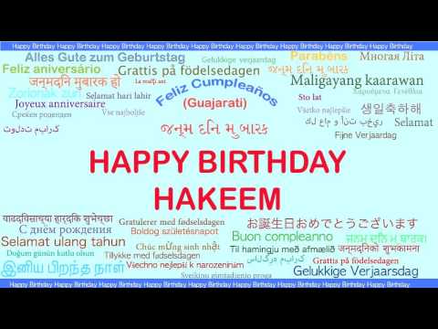 Hakeem   Languages Idiomas - Happy Birthday
