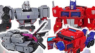 Transformers Cyberverse ultimate class Optimus Prime vs Megatron, dinosuars! - DuDuPopTOY Transformers Cyberverse ultimate class Optimus Prime vs Megatron, dinosuars! - DuDuPopTOY