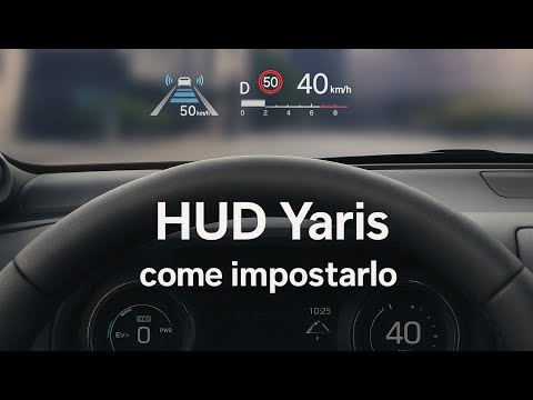 Come regolare l’HUD su Toyota Yaris IV (XP210)