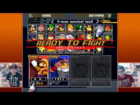 SMS #9 - A Rookie (Mario) vs BootyPoppin (Marth/Falcon) - SSBM Bracket