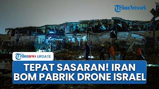 Rudal Iran Tepat Sasaran! Pabrik Produksi Drone Israel Hancur Dirudal, Kawah Besar Terbentuk