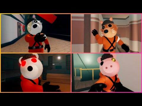 ALL NEW CREWMATES JUMPSCARES IN PIGGY BOOK 2 CHAPTER 8 SHIP.