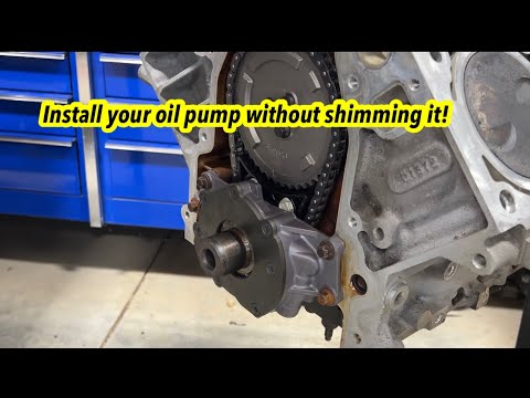 LS Oil pump install without shimming.