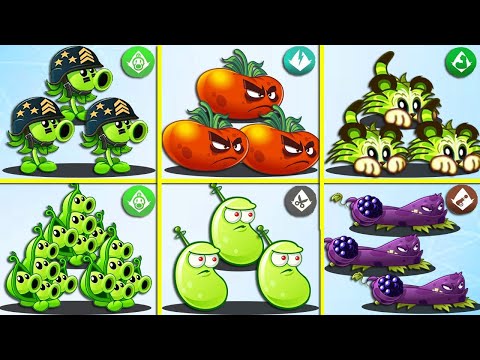 Random 6 Best Plants Battlez - Who Will Win? - Pvz 2 Team Plant Vs Team Plant