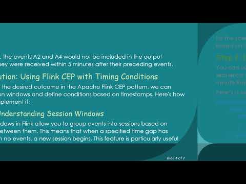 How to Stop Apache Flink CEP Pattern