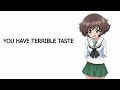 What your favourite Girls und Panzer character says about you