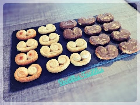 Postre fácil, Receta de Palmeritas de Hojaldre