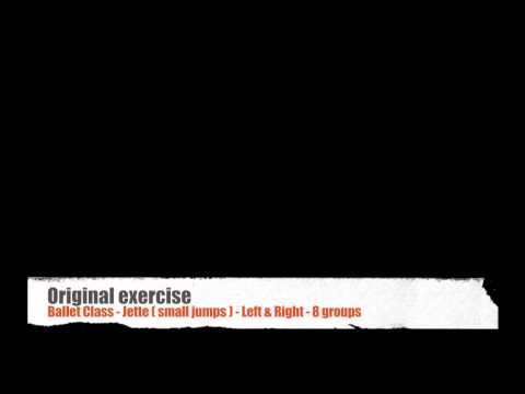 Ballet Class music - Small jumps (assemble) - Original exercise