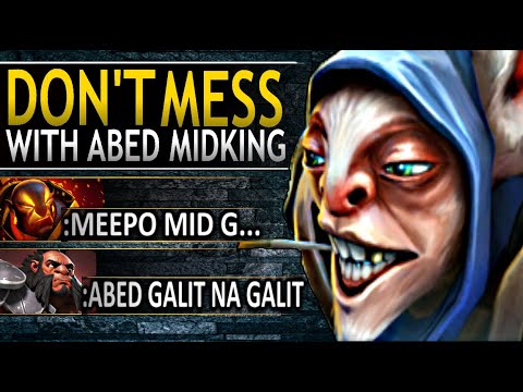 ABED - MEEPO NON STOP EARTHBIND ABED THE MIDKING DOTA 2 7.26c GAMEPLAY.