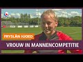 REPO: Ellen Fokkema (19) speelt als eerste voetbalster mee met een KNVB-mannencompetitie
