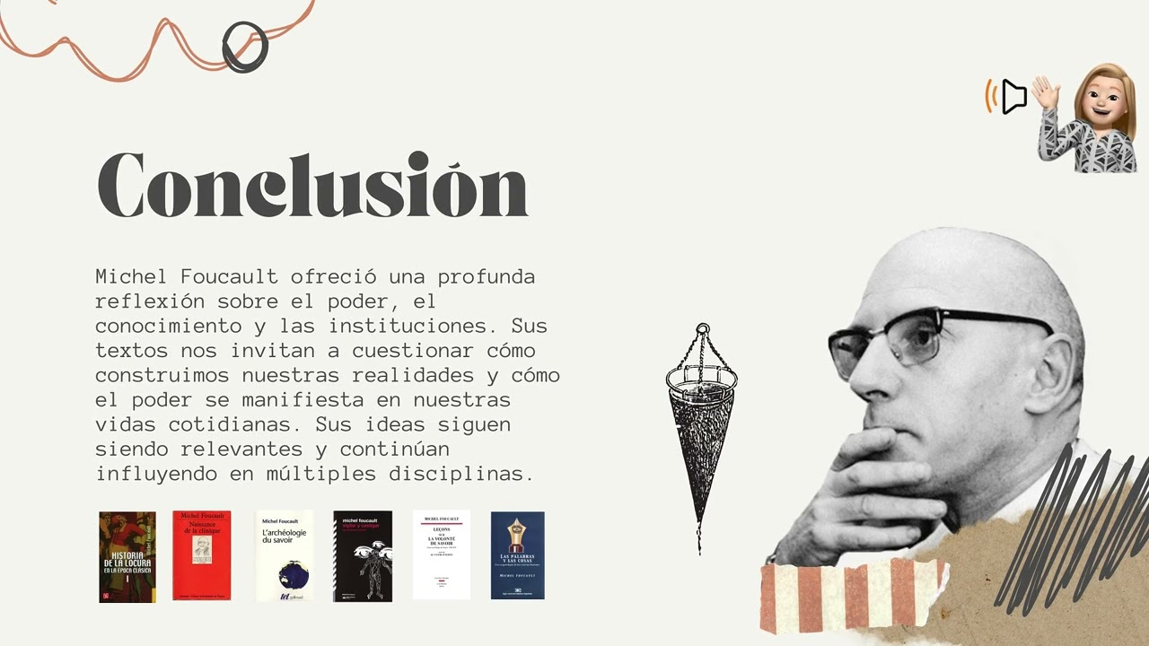 Linea de tiempo de la vida y obras de Michel Foucault