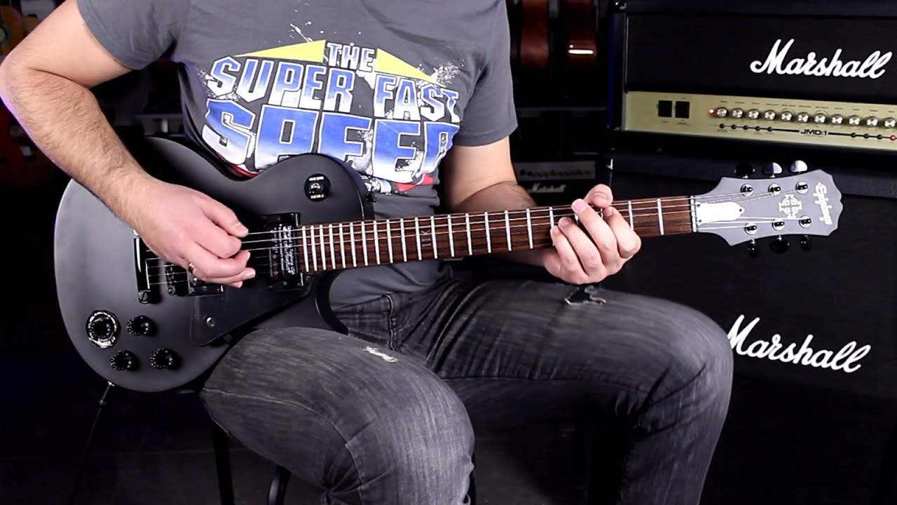 Обзор гитары Epiphone Goth Les Paul Studio