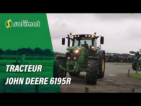 vidéo occasion tracteur John Deere 6195r - n°142020