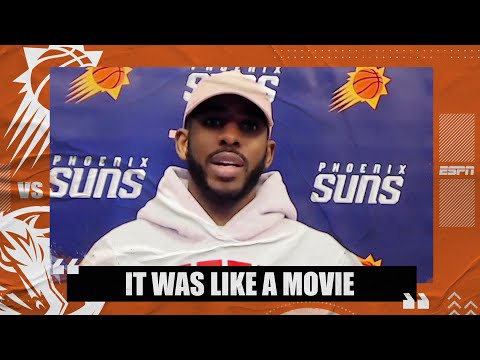 這就像電影一樣，克里斯-保羅對德文-布克的制勝球做出了迴應｜NBA on ESPN ('It was like a movie' - Chris Paul reacts to Devin Booker's game-winner | NBA on ESPN)