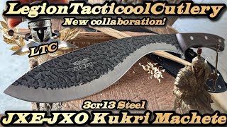 Legion Premiere Look at the JXE JXO Kukri Machete in 3cr13 Steel