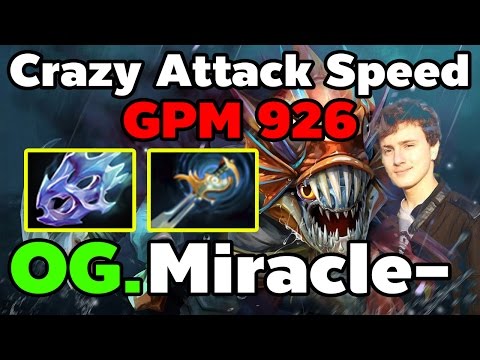 Slark GPM 926 'Moon Shard+Echo Sabre' Crazy Attack Speed by Miracle-