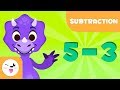 Subtractions For Kids Learn To Subtract With Dinosaurs Mathematics For Kids