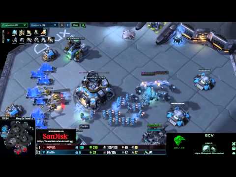 SC2 Grand Final herO vs Flash PvT Game 4 BO7 SanDisk 2014 Starcraft 2 mp4