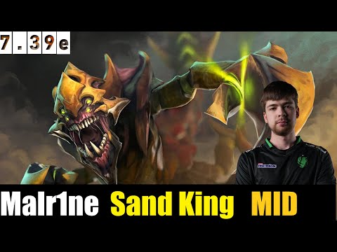 Malr1ne [Sand King] MID 7.39e - DOTA 2 HIGHEST MMR MATCH#dota2   #dota2gameplay