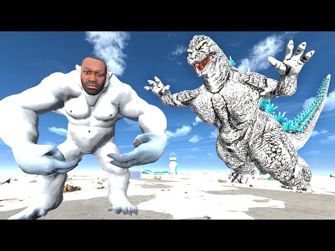 Franklin Become Snow Gorilla To Fight Snow Godzilla In Indian Bike Driving 3d