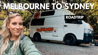 MELBOURNE to SYDNEY │ AUSTRALIA Vanlife Roadtrip Series - Travel Vlog