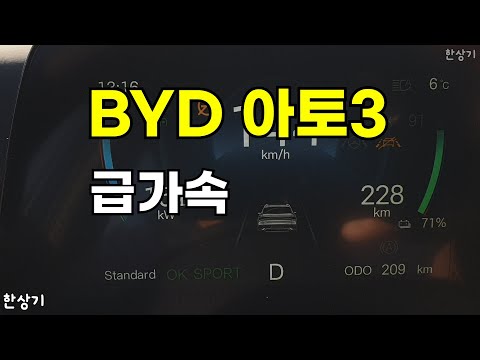 BYD 아토 3 플러스 급가속(BYD Yuan Plus Acceleration) - 2025.01.24