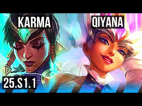 KARMA vs QIYANA (MID) | KR Challenger | 25.S1.1