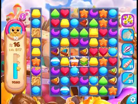 Cookie Jam Blast Level 817 - NO BOOSTERS 🍪 | SKILLGAMING ✔️