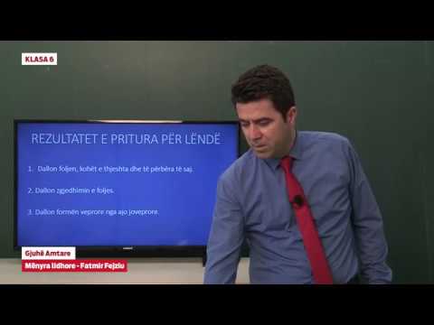 e - Mësimi - Klasa 6   07.04.2020
