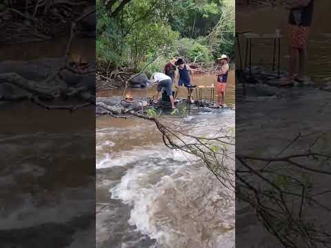 Eurico Araújo e o amigos no Río Bonito, município de Alvorada do Sul no Paraná, Brasil. #shorts