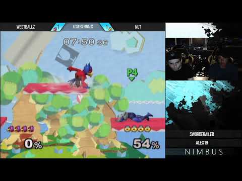 Nimbus #56 - Westballz (Falco) VS Nut (Sheik) - SSBM Losers Final
